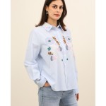 INS/YA08 - RAYÉ BLEU