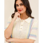 MILO/5028 - BLEU/BEIGE