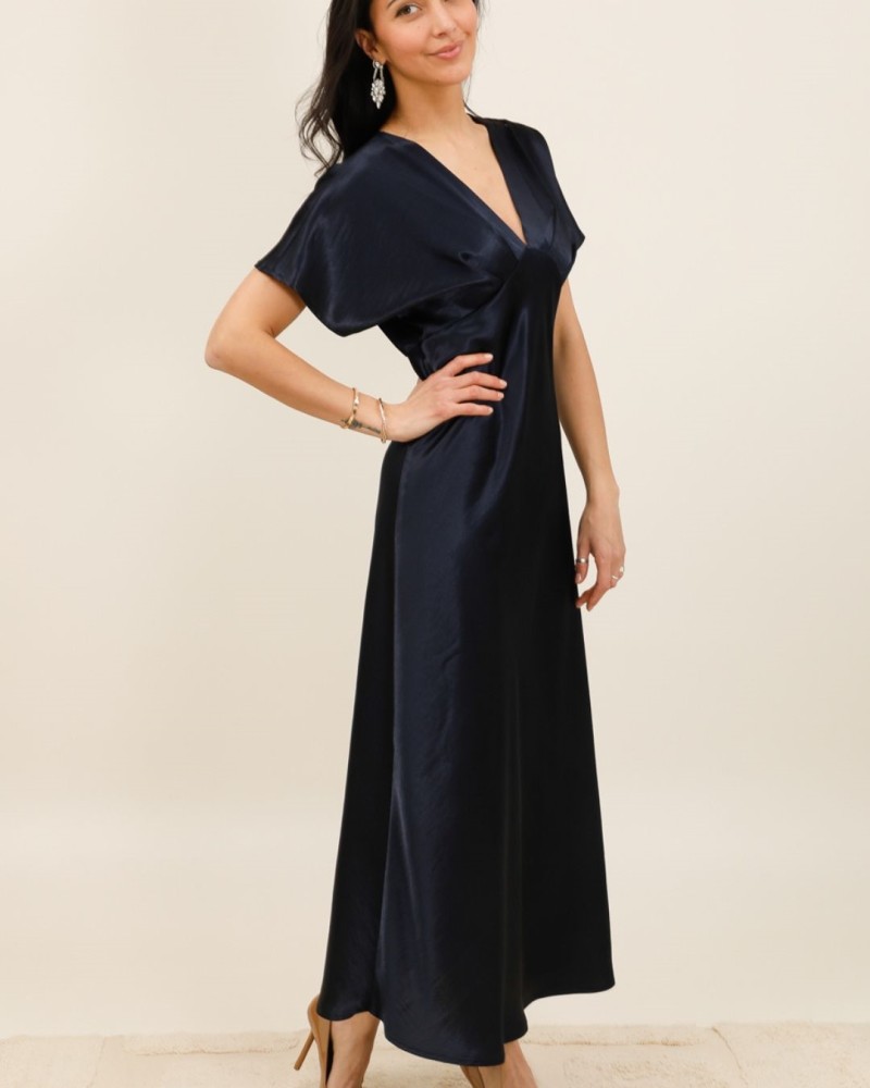 sundy robe longue satin