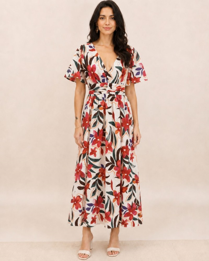 ashley robe longue