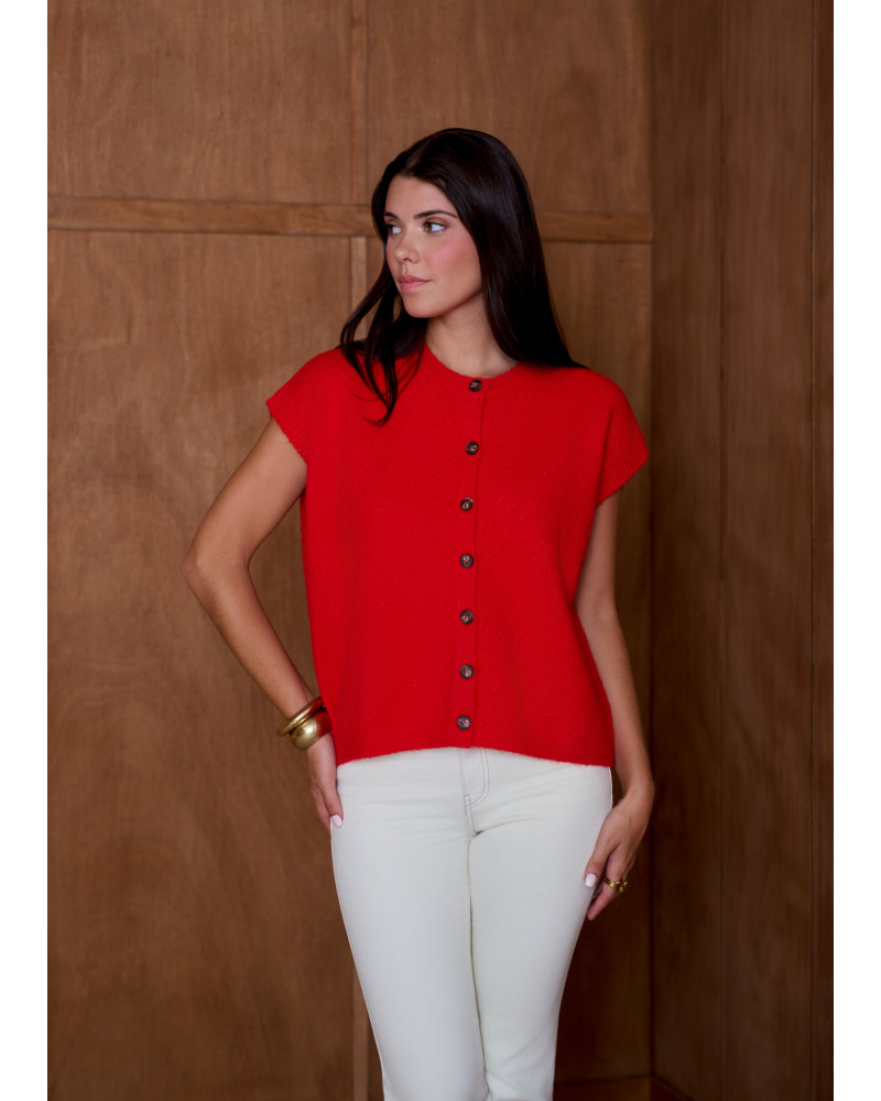 adriana gilet mc courte