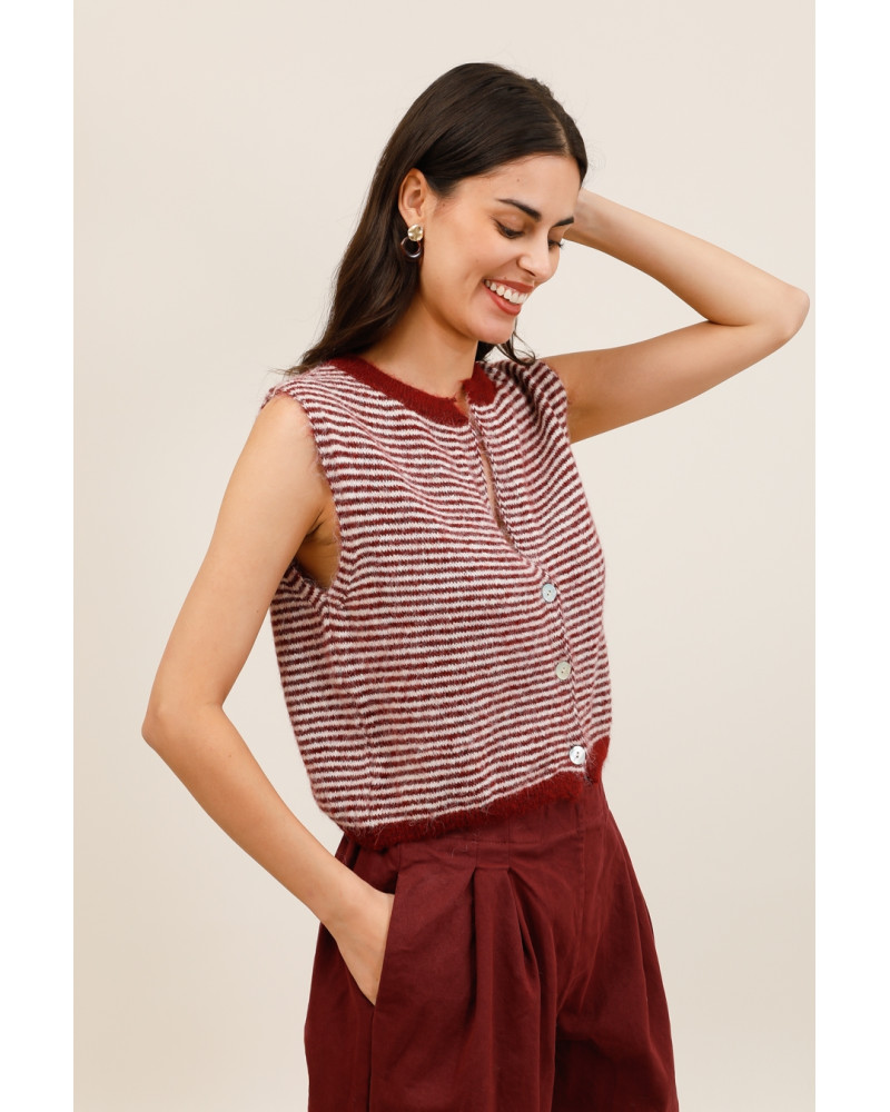 tania gilet s/manches
